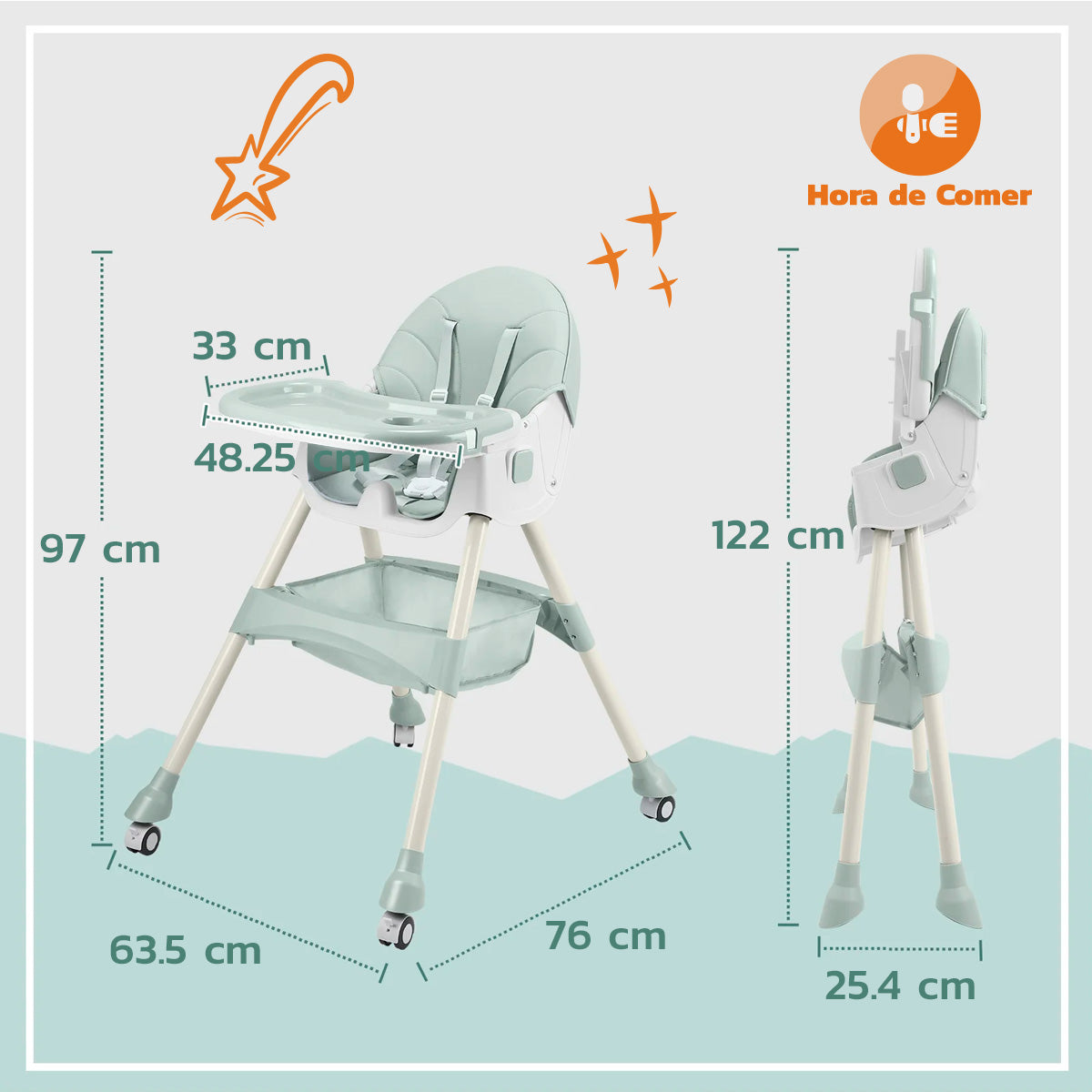 Silla Comedor 4 en 1