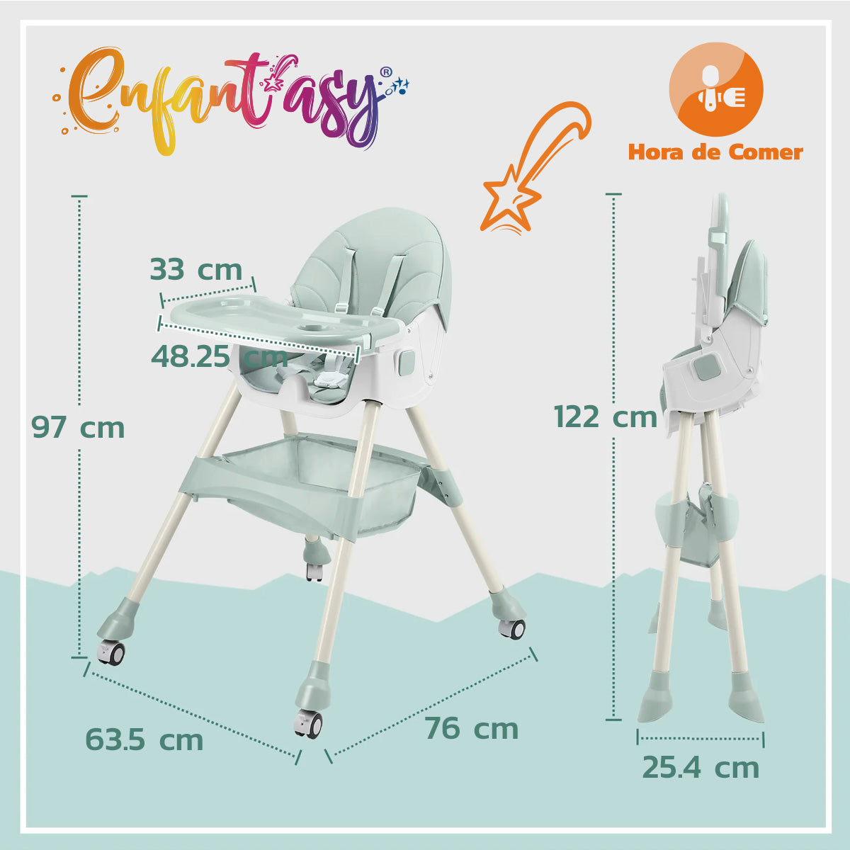 Silla Comedor 4 en 1