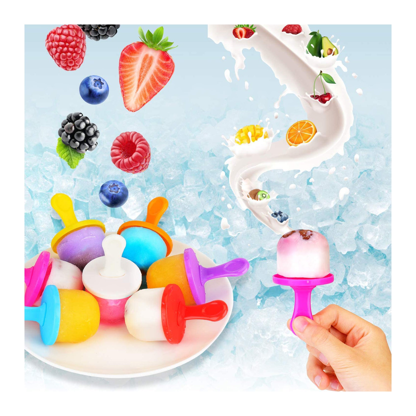 Paletas en Silicona para Bebé