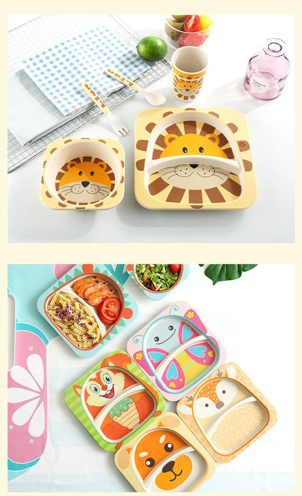 Set Vajilla en Bambú