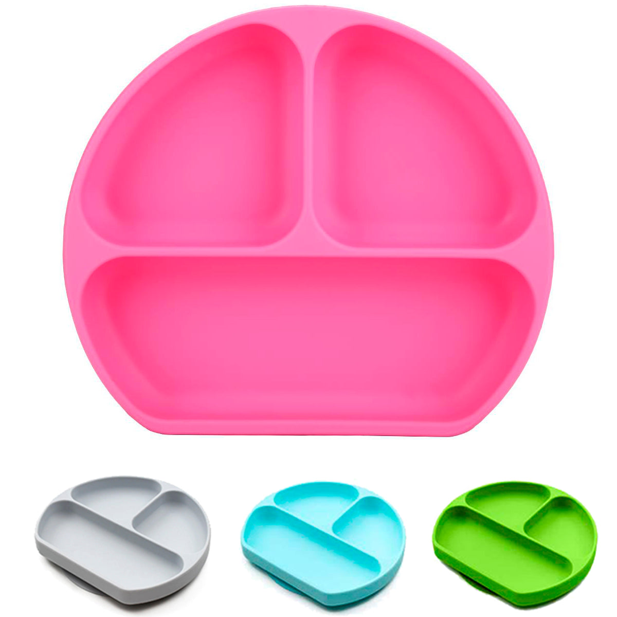 Plato en Silicona Hondo