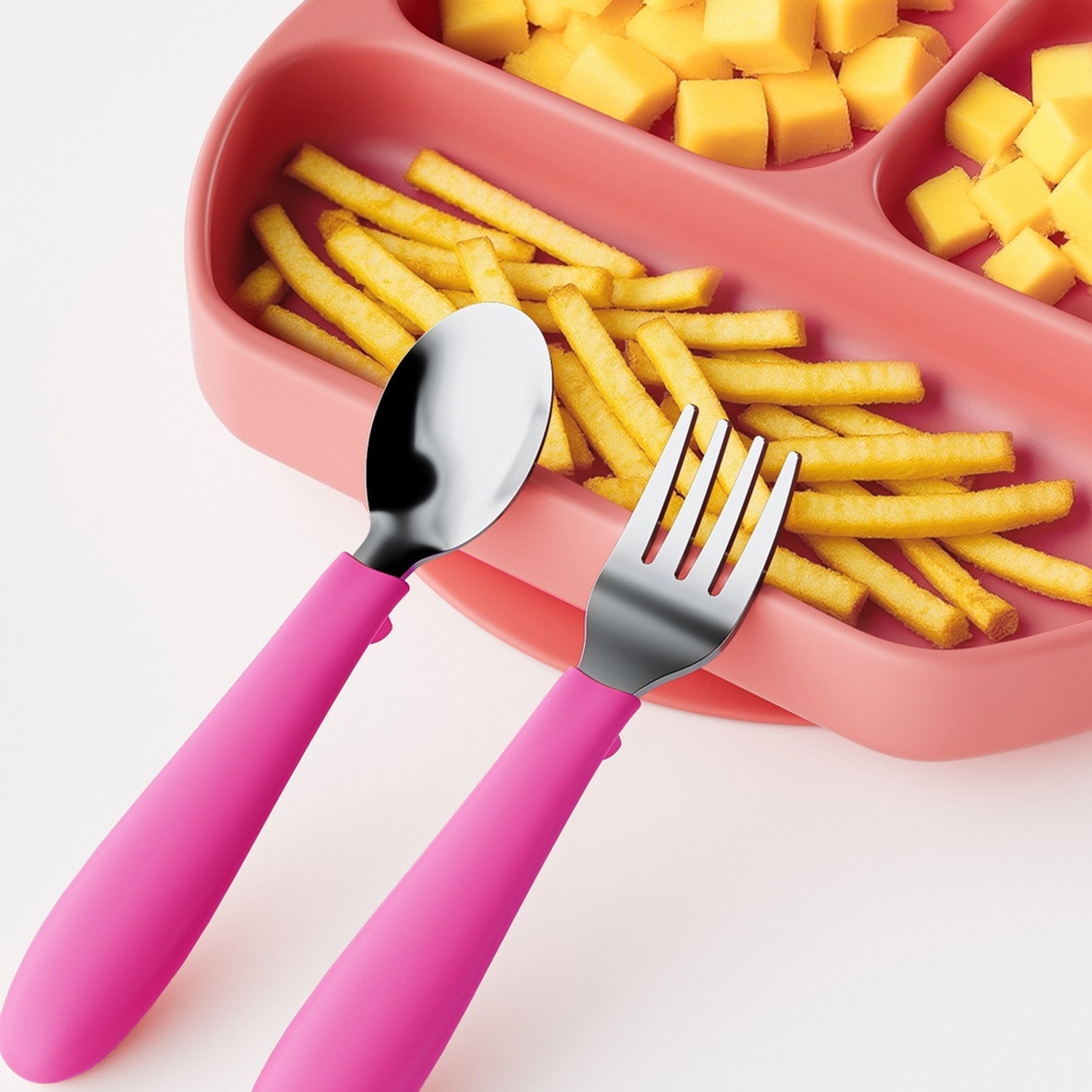 Juego De Cubiertos Cuchara Tenedor Acero