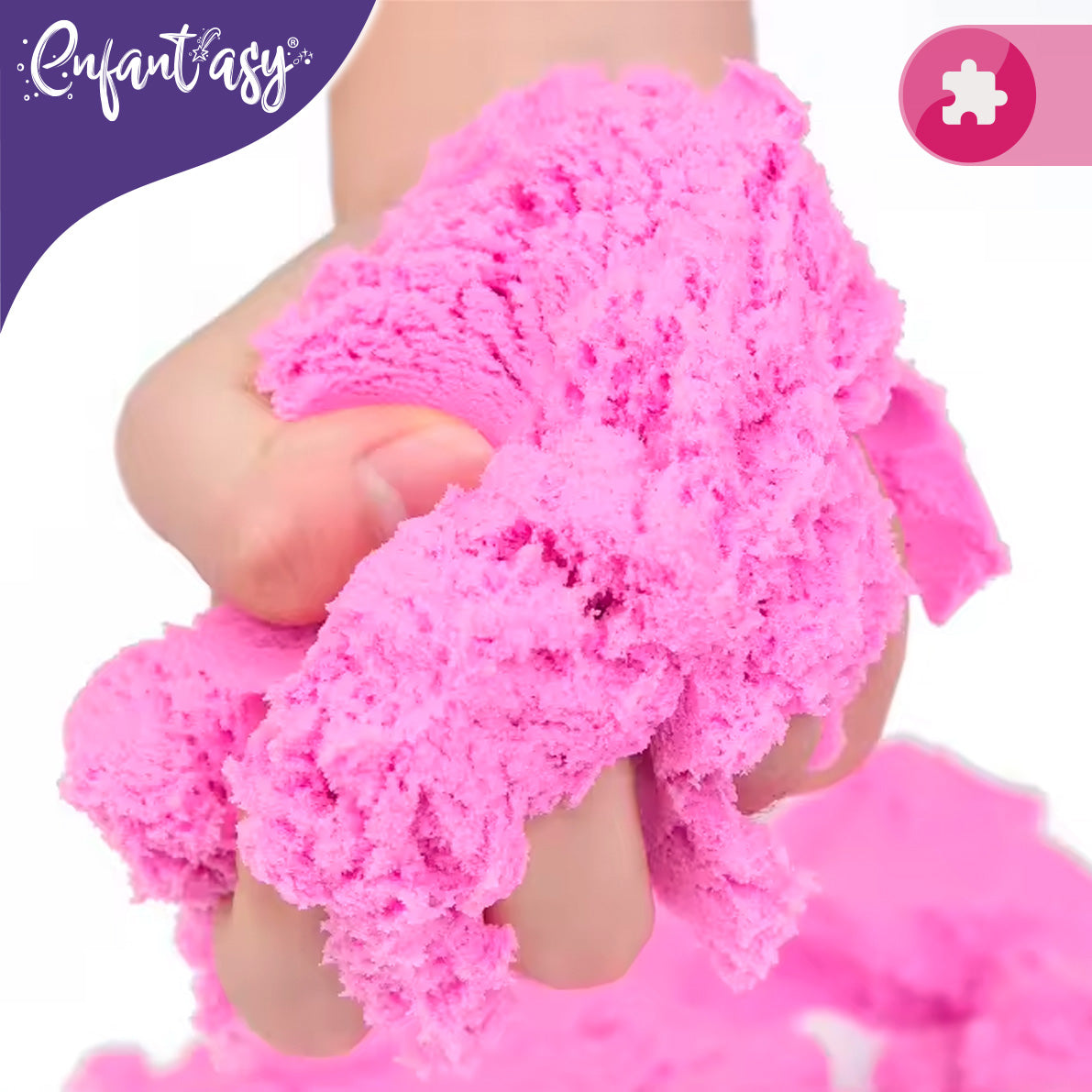 Arena Mágica Kinetica Moldeable Elástica 1000g