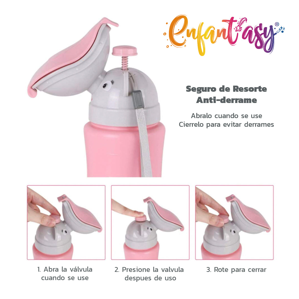 Botella Orinal Portátil