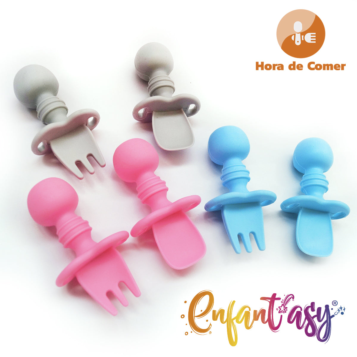 Tenedor y cuchara antiahogo