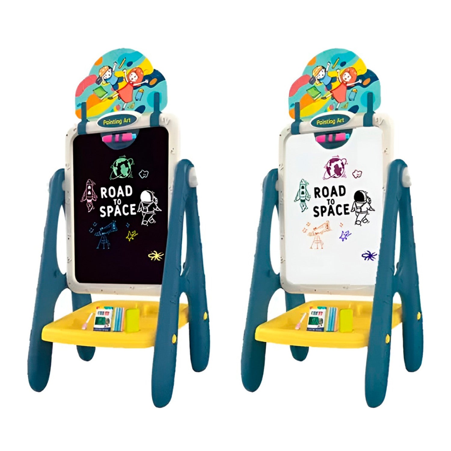 Tablero Pizarra Infantil Magnético Doble Cara