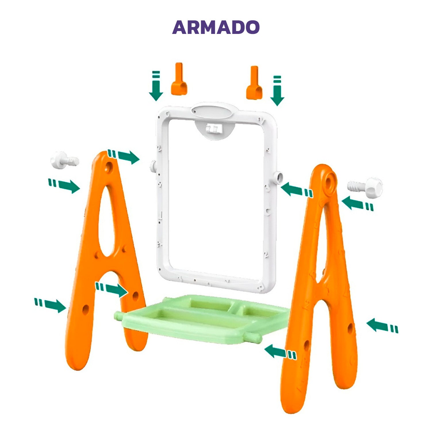 Tablero Pizarra Infantil Magnético Doble Cara