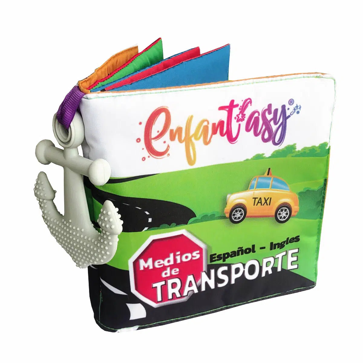 Libro de tela tipo MONTESSORI