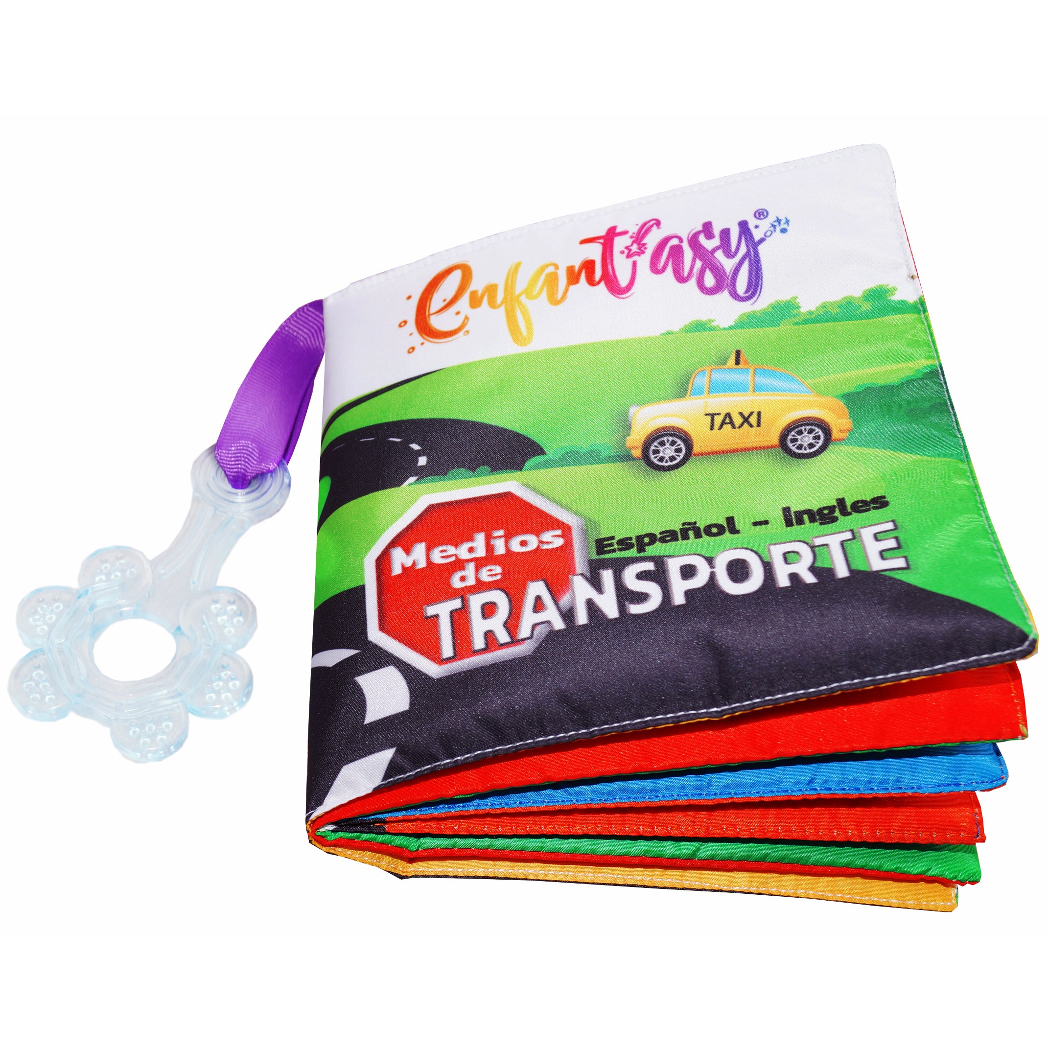 Libro de tela tipo MONTESSORI