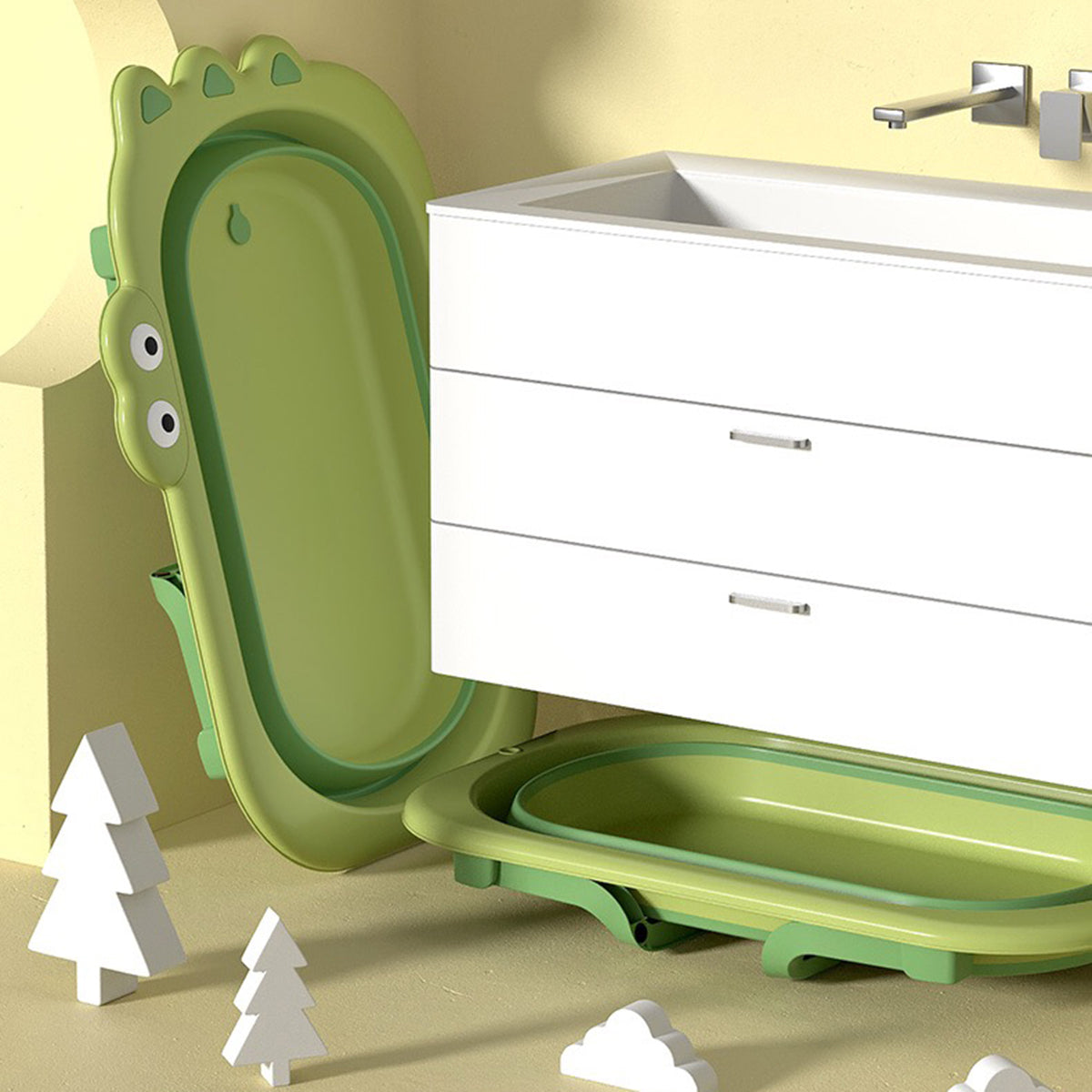 Tina Plegable con Almohada