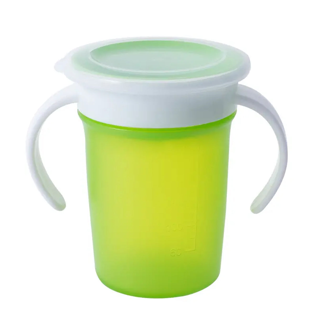 Vaso antiderrame para bebés en color verde