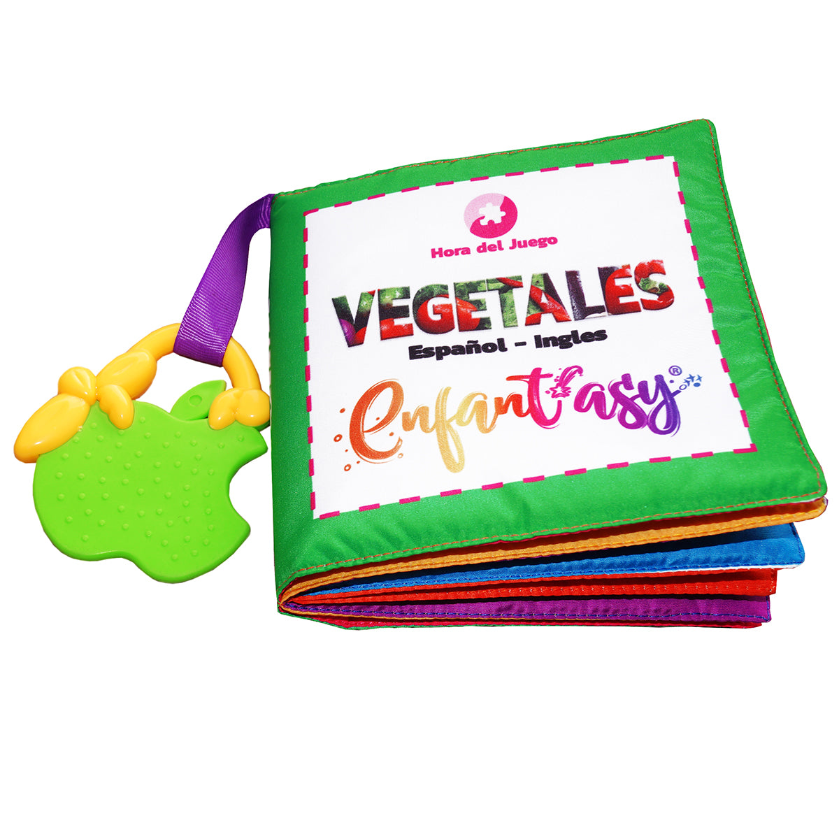 Libro de tela tipo MONTESSORI