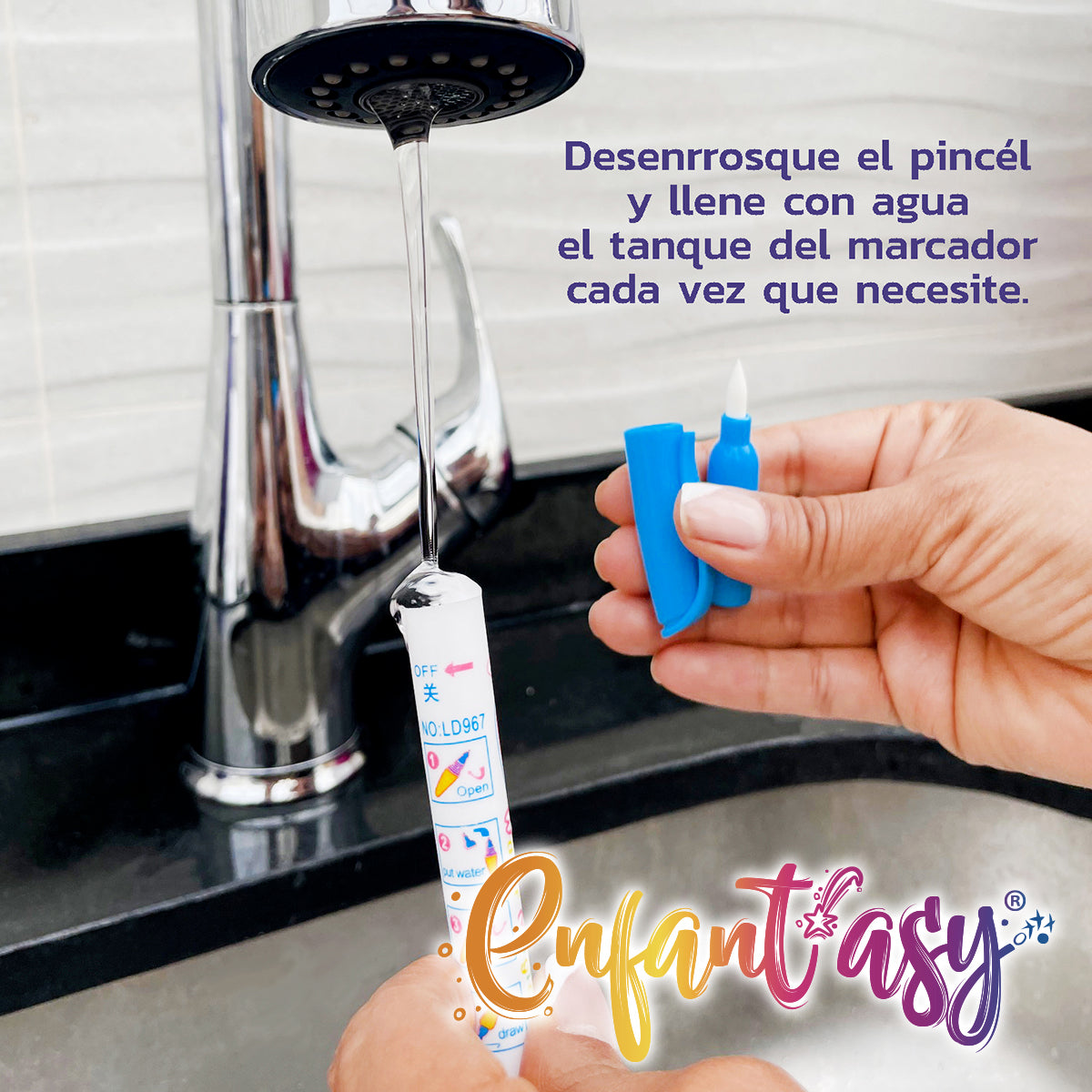 Libro para Colorear con Agua Reutilizable Didáctico