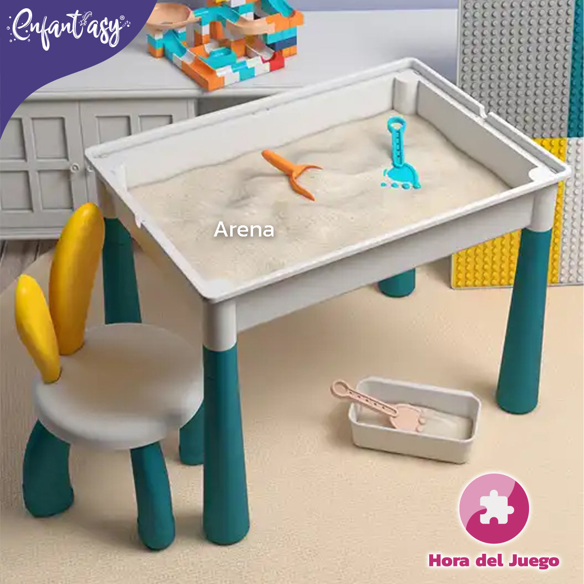 Mesa Mediana Multifuncional con Silla