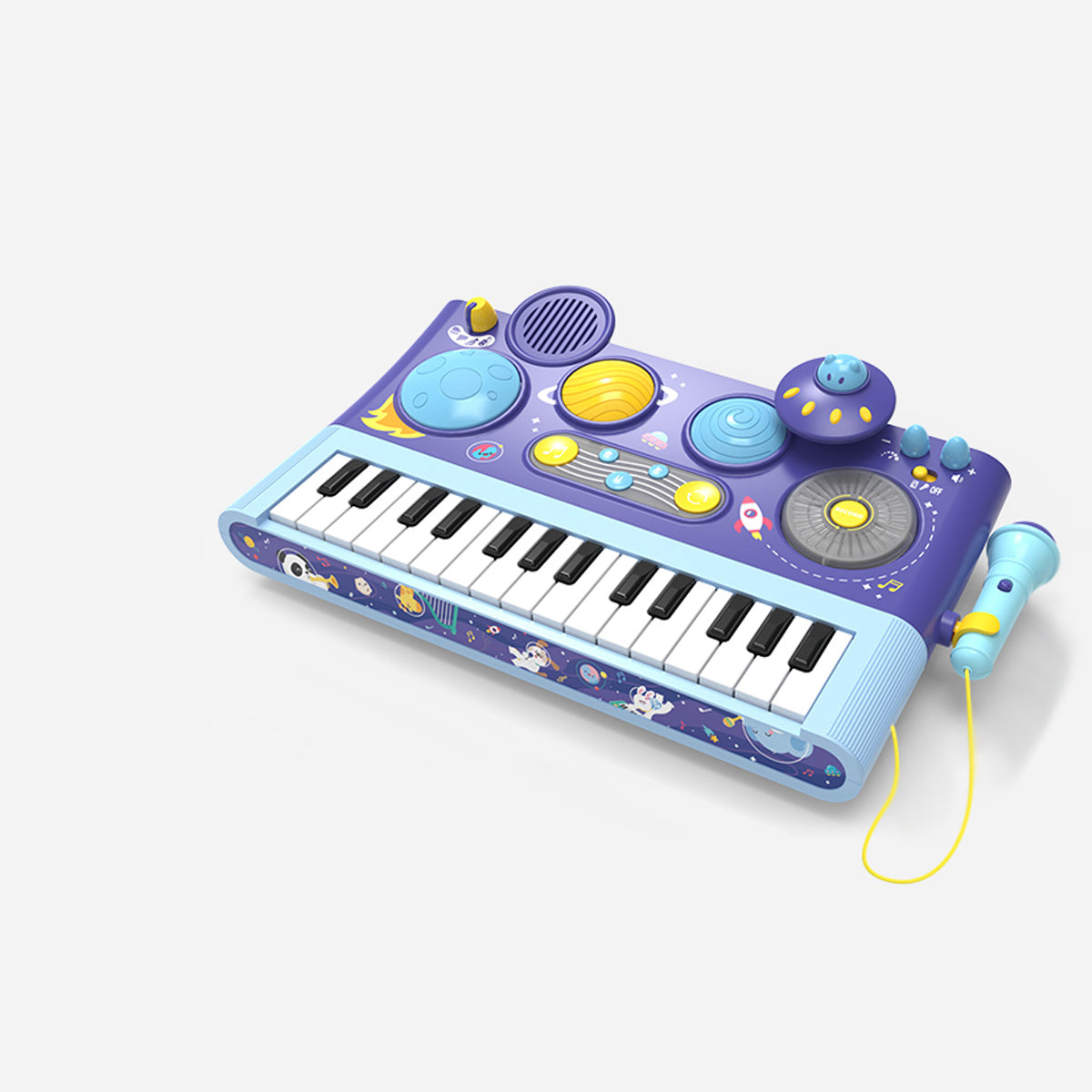 Piano Grande bateria con microfono