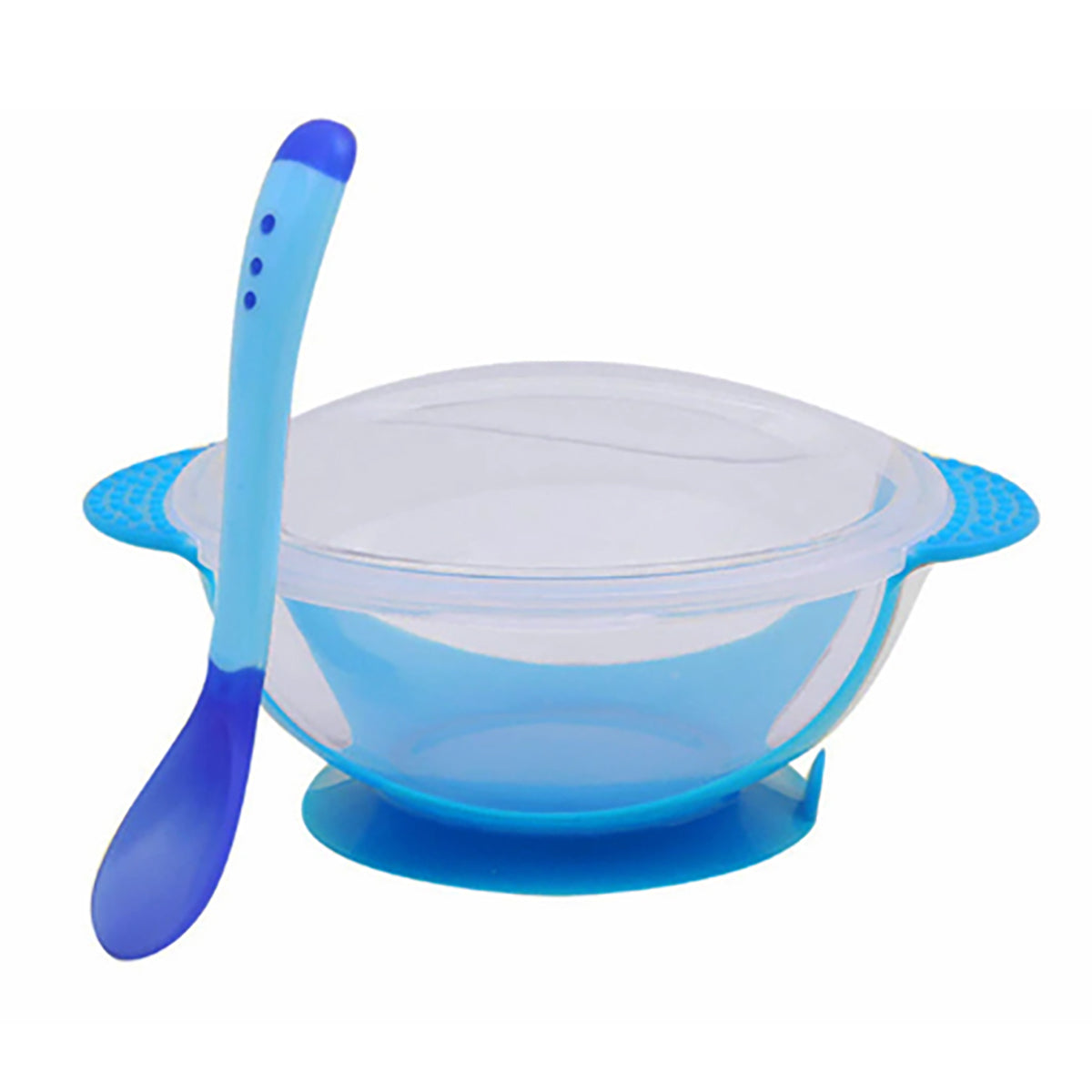 Bowl Antiderrame con Tapa y Cuchara