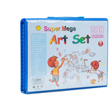 Set de arte y dibujo (208 piezas)
