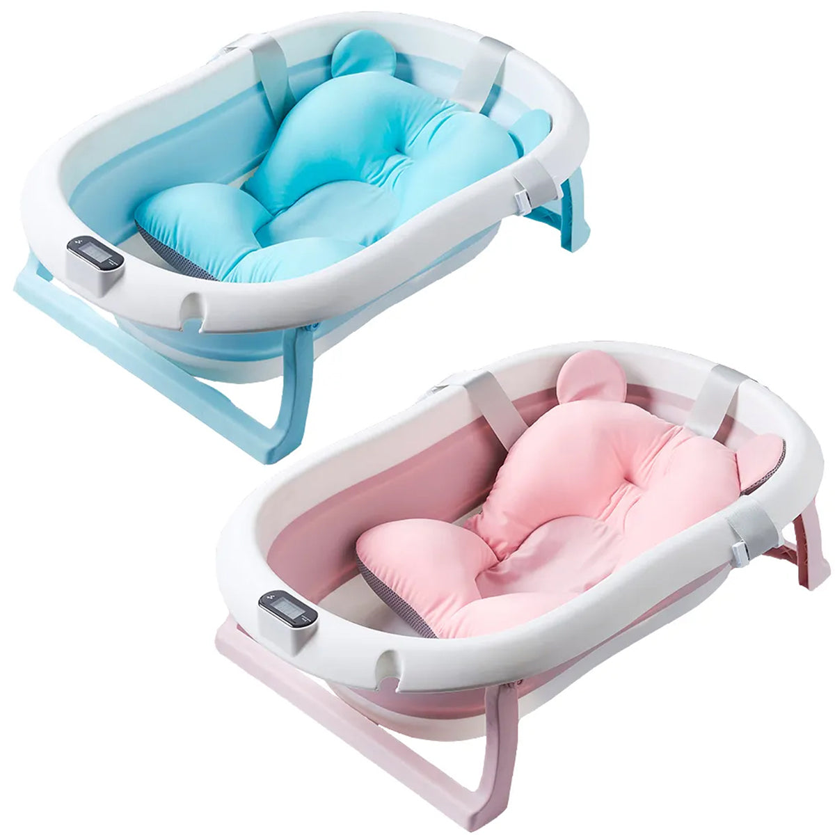 Tina plegable con termometro