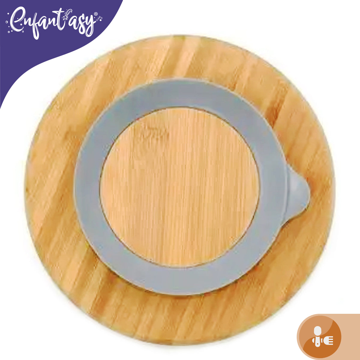 Bowl Bambú con Chupa y Cuchara