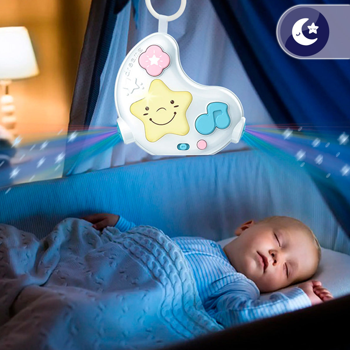 Lampara Proyector Musical con Control