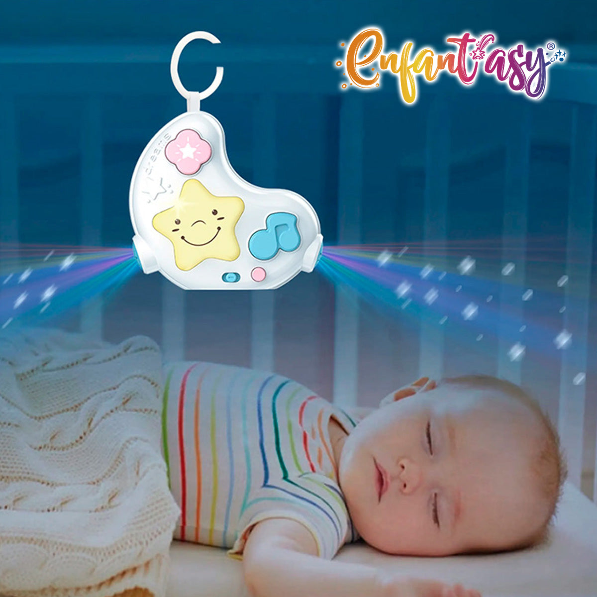 Lampara Proyector Musical con Control