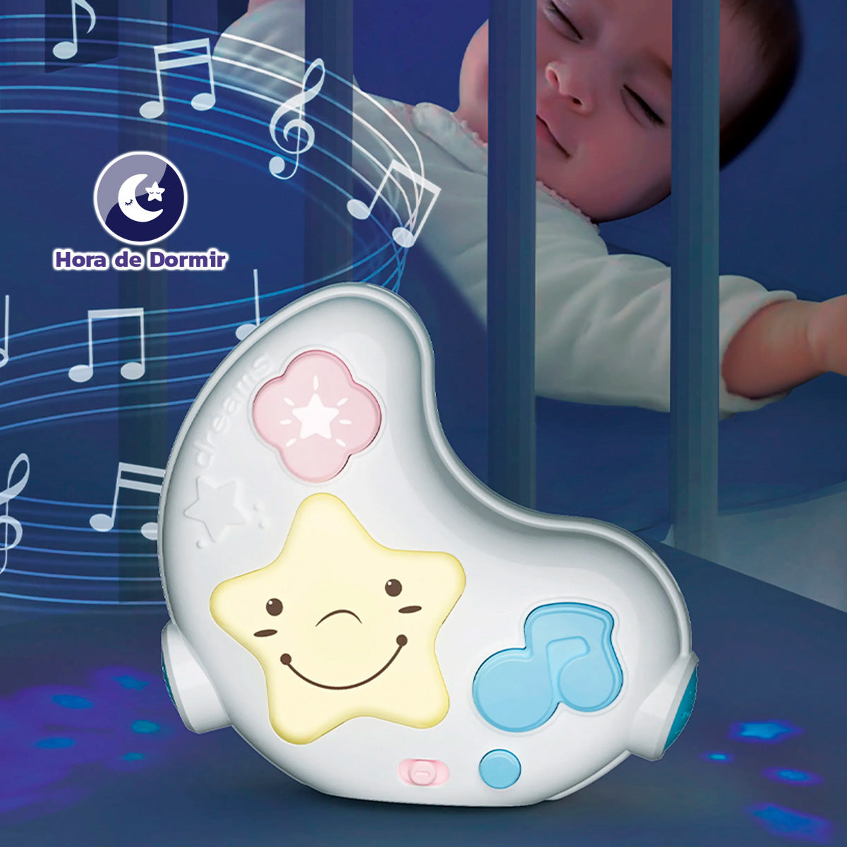 Lampara Proyector Musical con Control