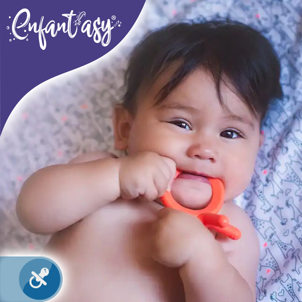 Set Mordedor Comotomo Rascaencias En Silicona Libre Bpa X2