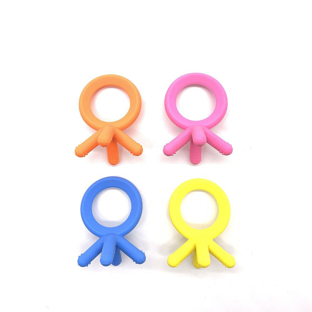 Set Mordedor Comotomo Rascaencias En Silicona Libre Bpa X2