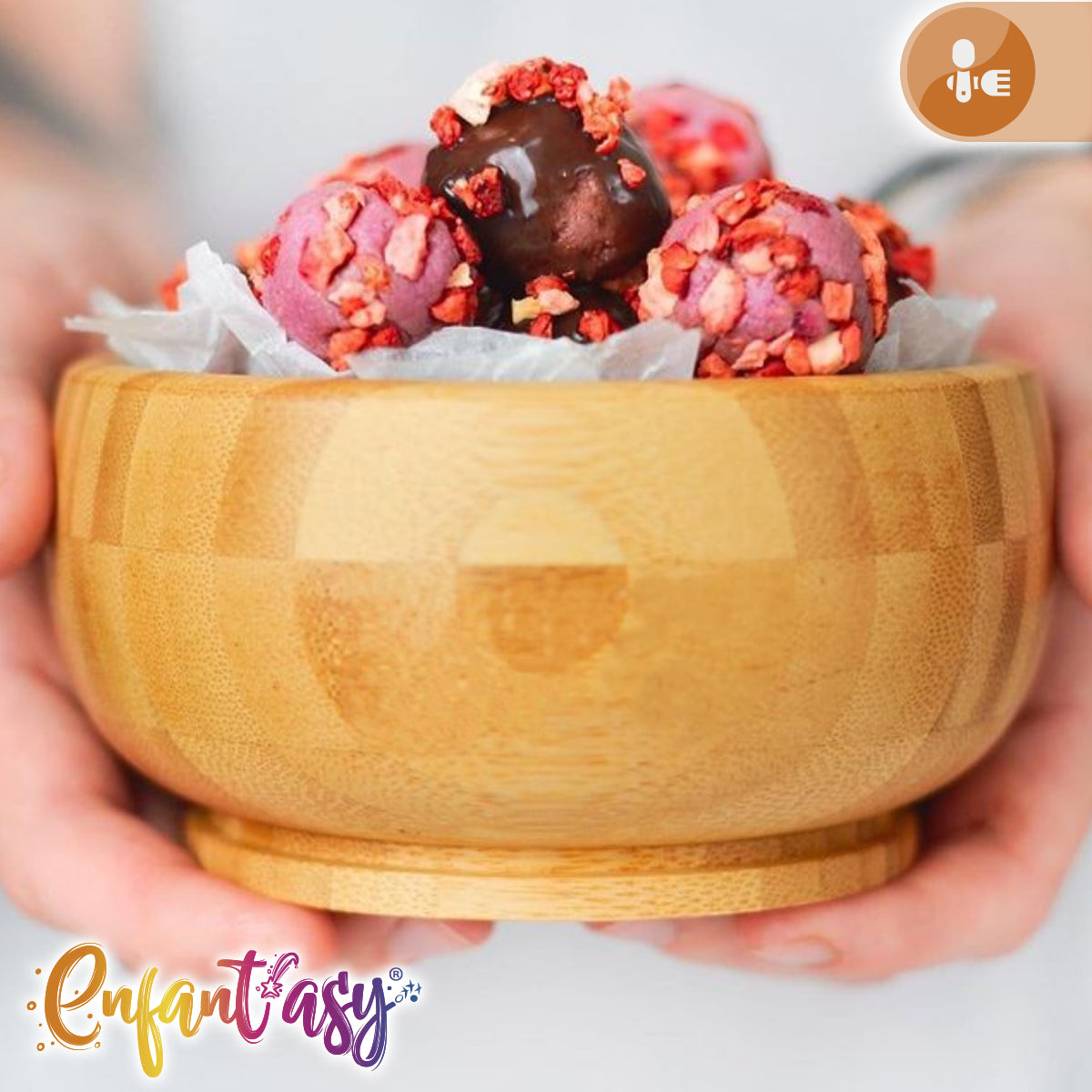 Bowl Bambú con Chupa y Cuchara