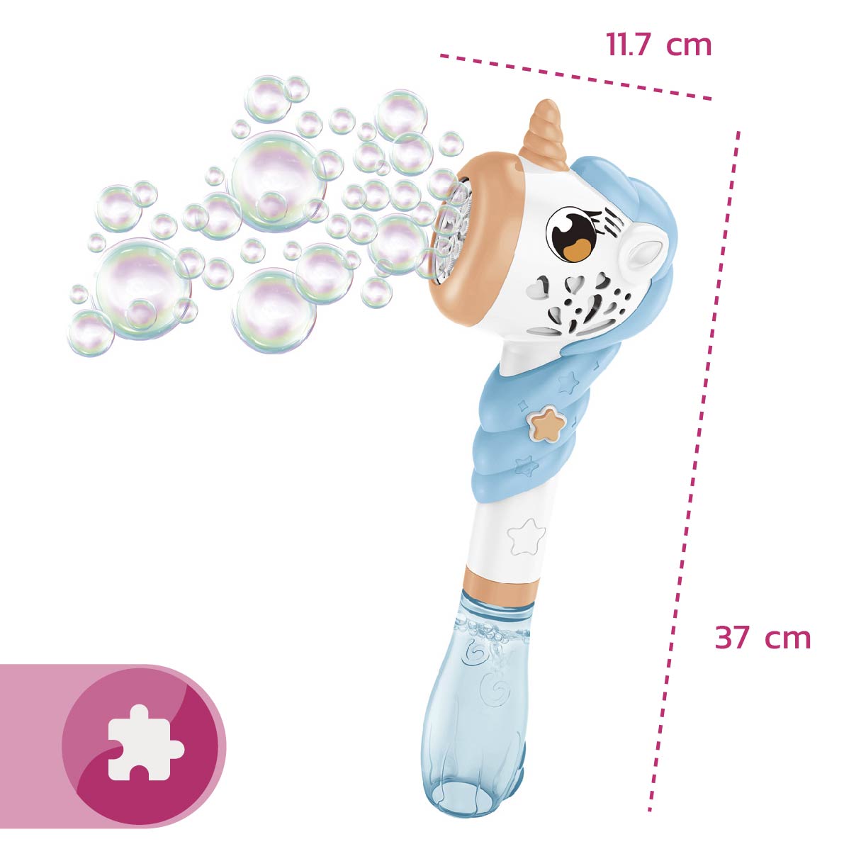 Pistola de burbujas para Niños