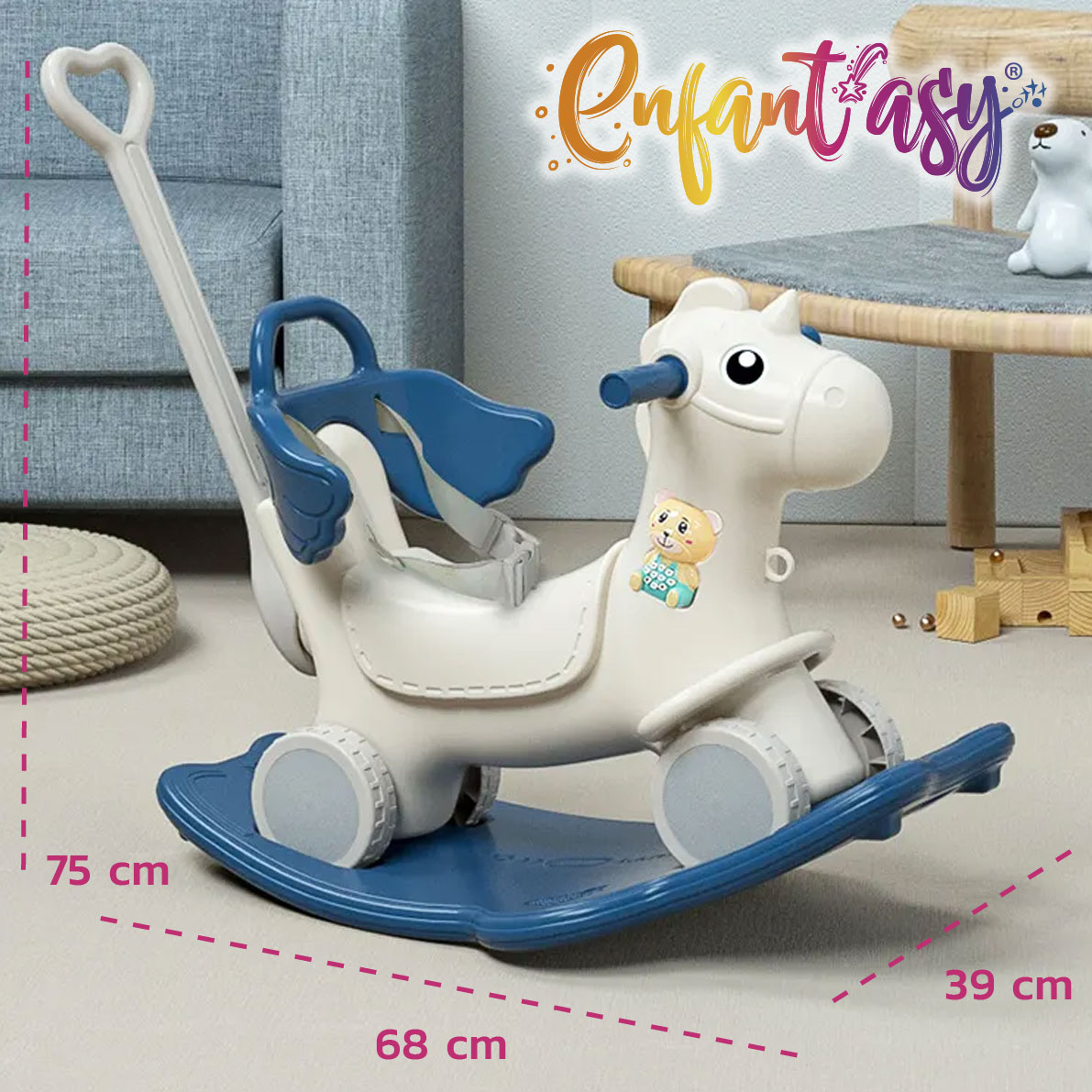 Caballito Balancín 3 en 1