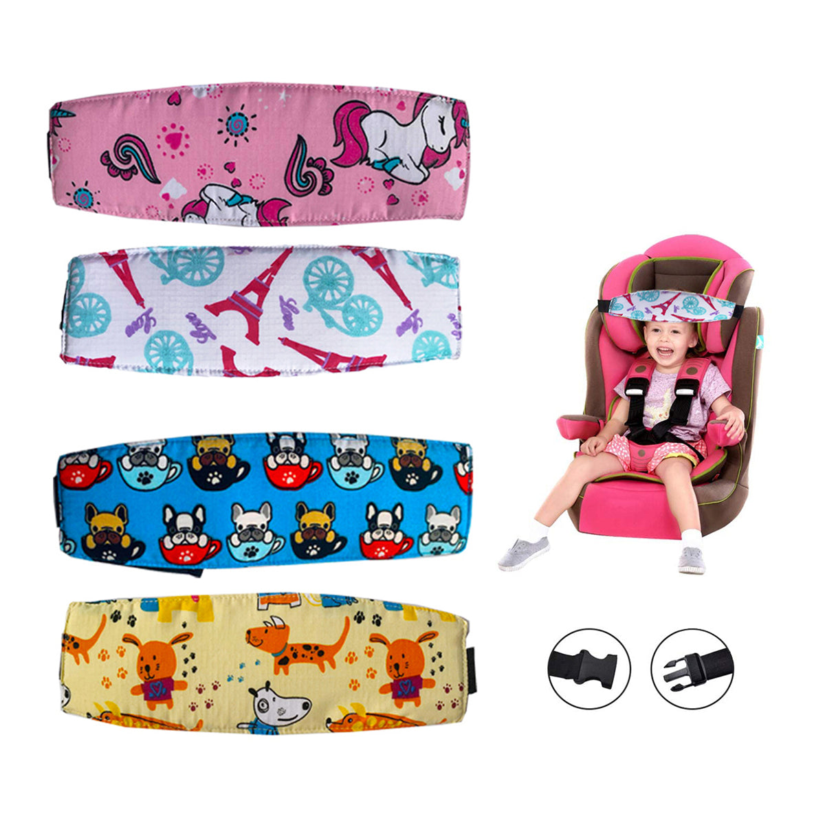 Soporte de cabeza para silla de carro