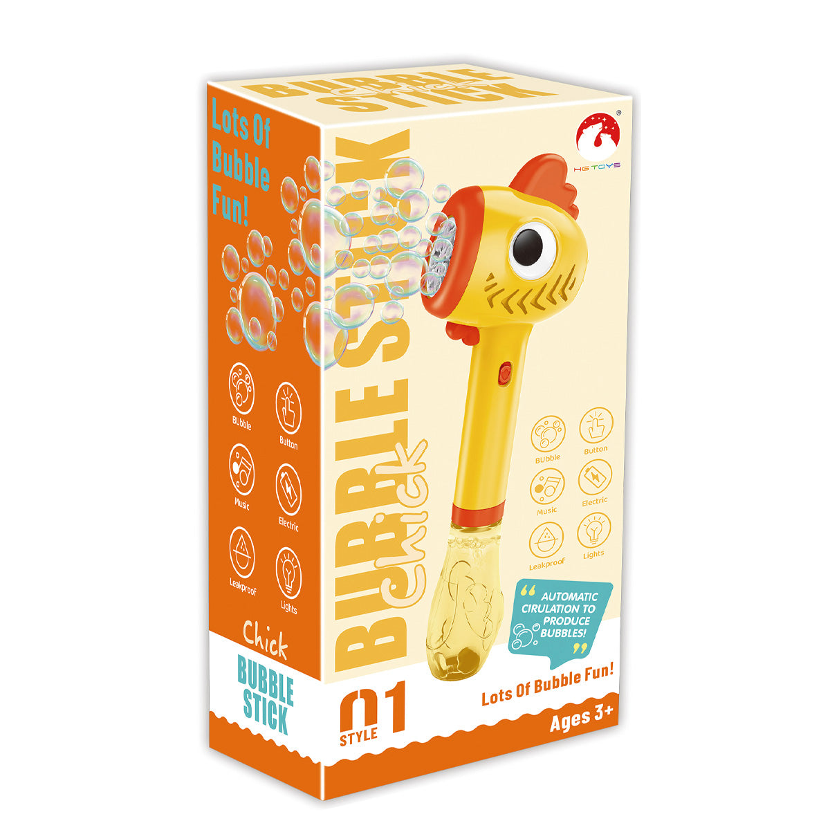 Pistola de burbujas para Niños