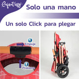 Coche Paseador Bebé Tipo Moises Ultracompacto y Elegante