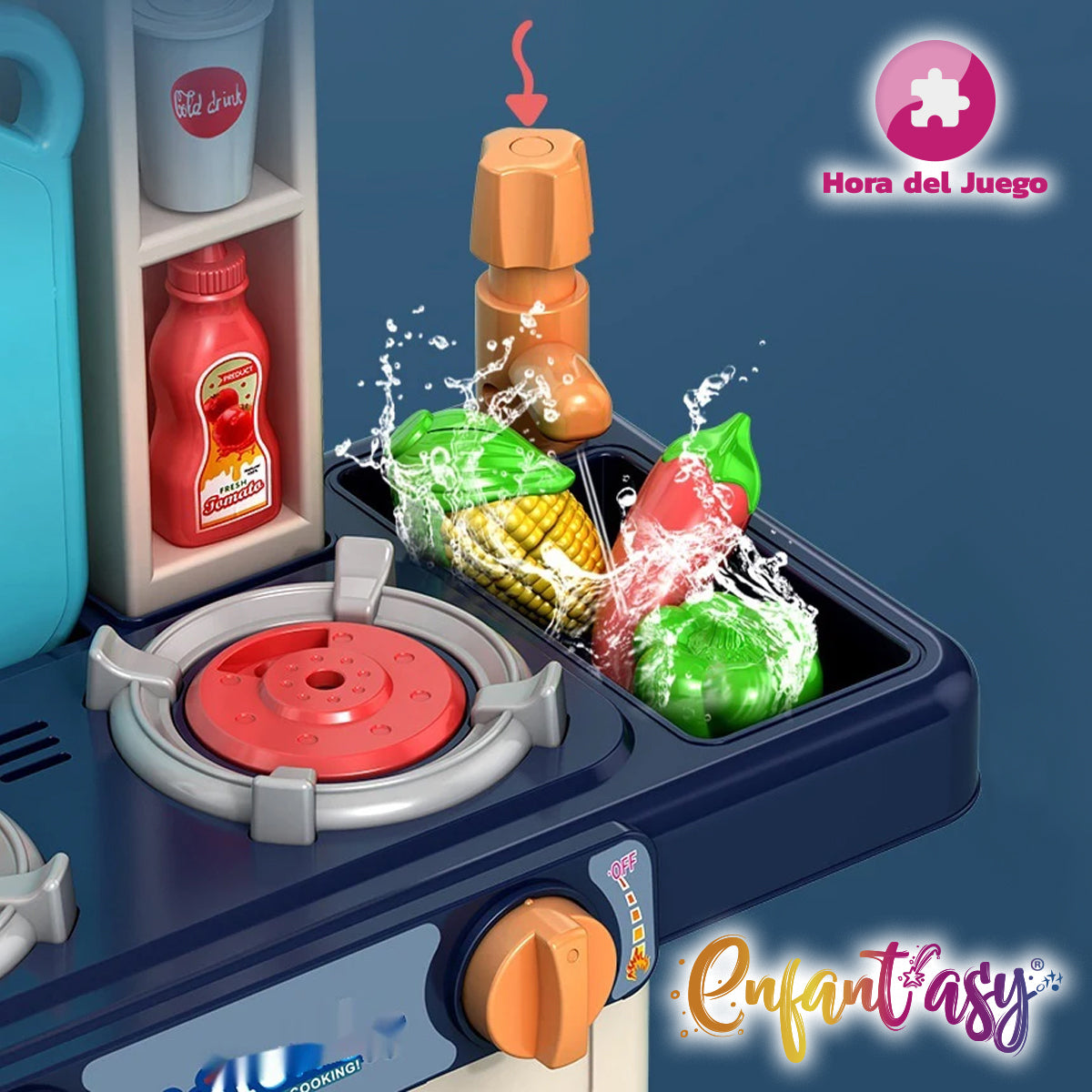 Cocina Didáctica con accesorios
