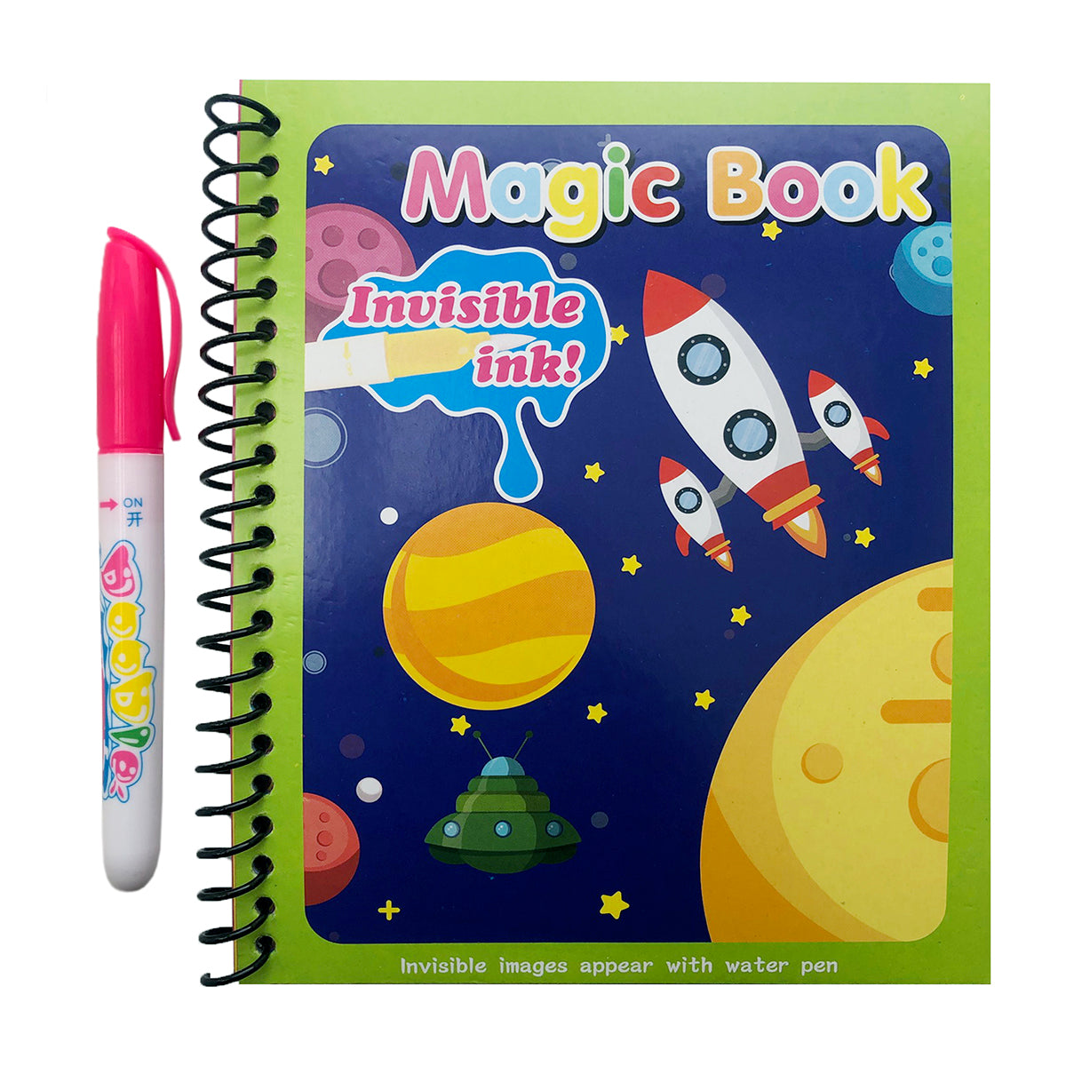 Libro para Colorear con Agua Reutilizable Didáctico