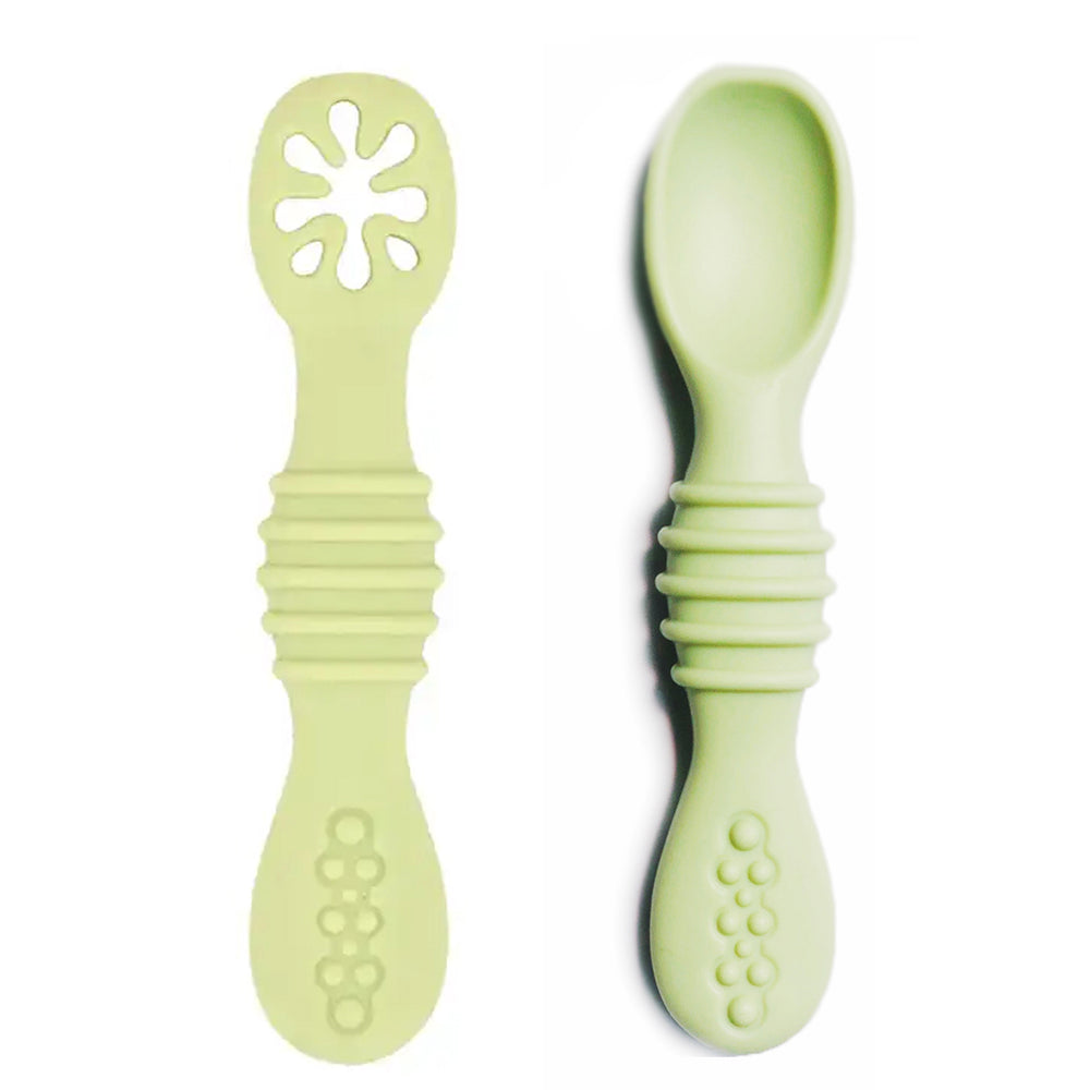 Combo de pre cuchara y cuchara en color menta