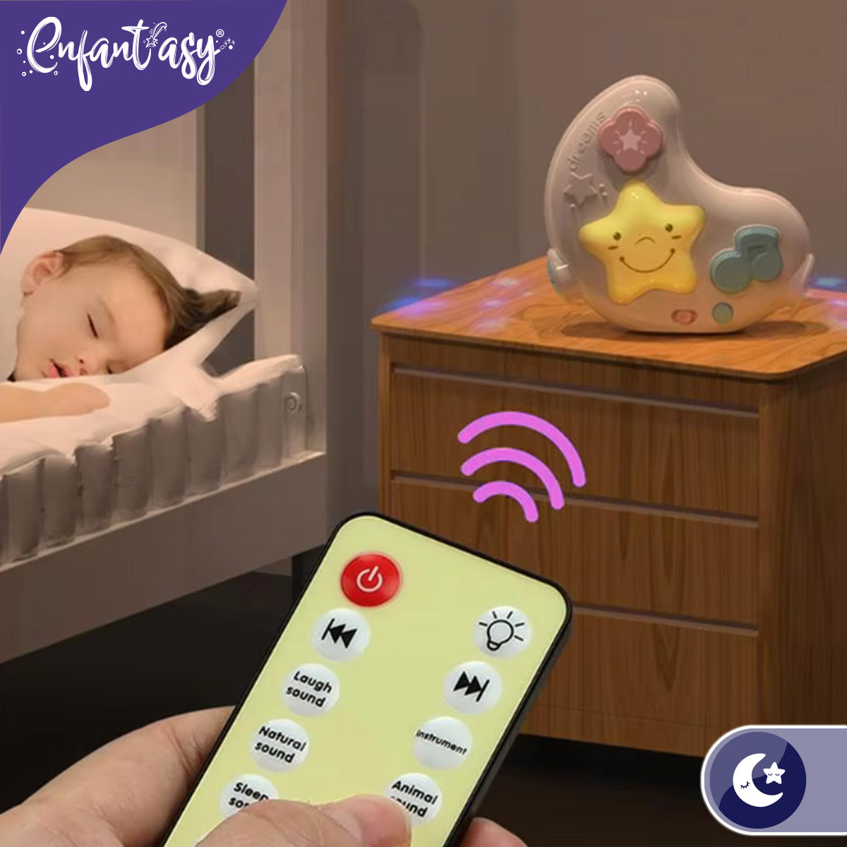 Lampara Proyector Musical con Control