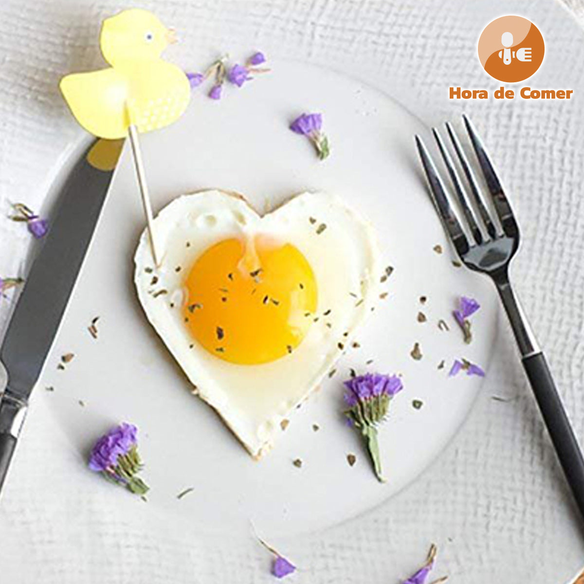 Molde Silicona Figura para Freír Huevos, Pancakes, Tortilla X4