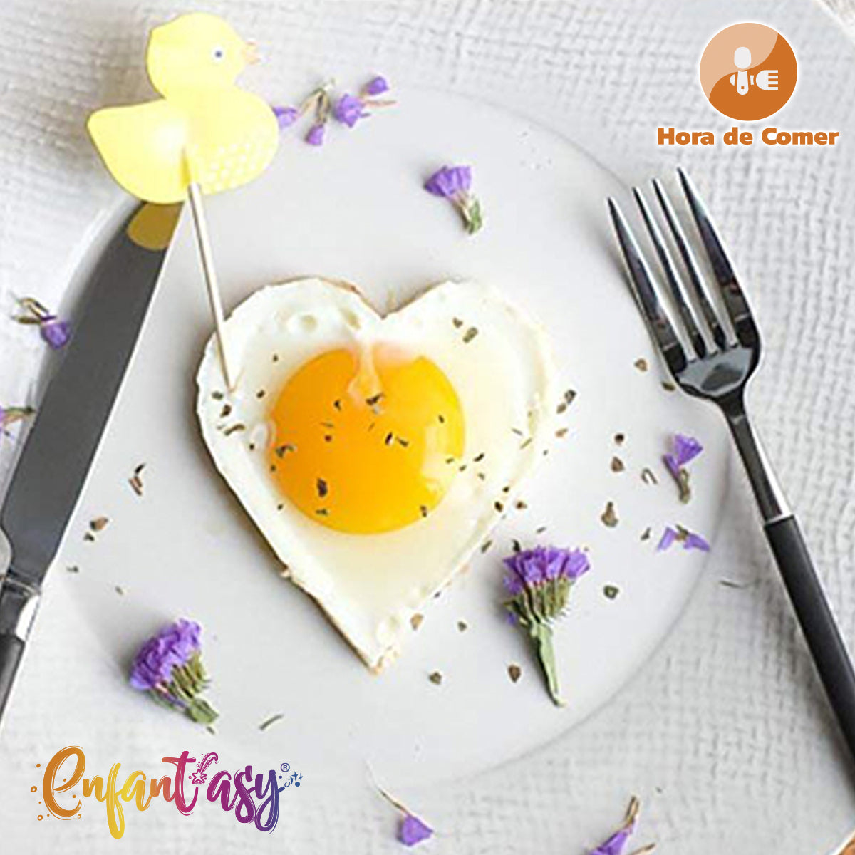 Molde Silicona Figura para Freír Huevos, Pancakes, Tortilla X4