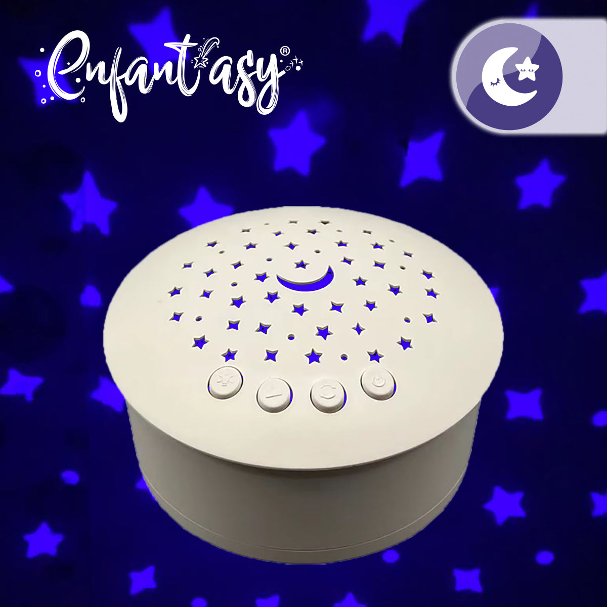 Lampara Proyectora para Dormir con Ruido blanco