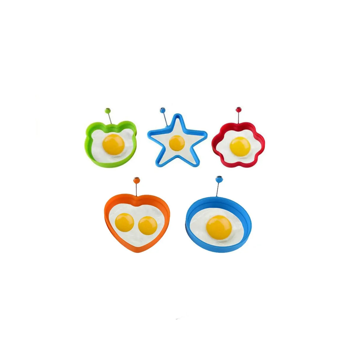 Moldes Plásticos para Huevos / Arroz Pack X 6