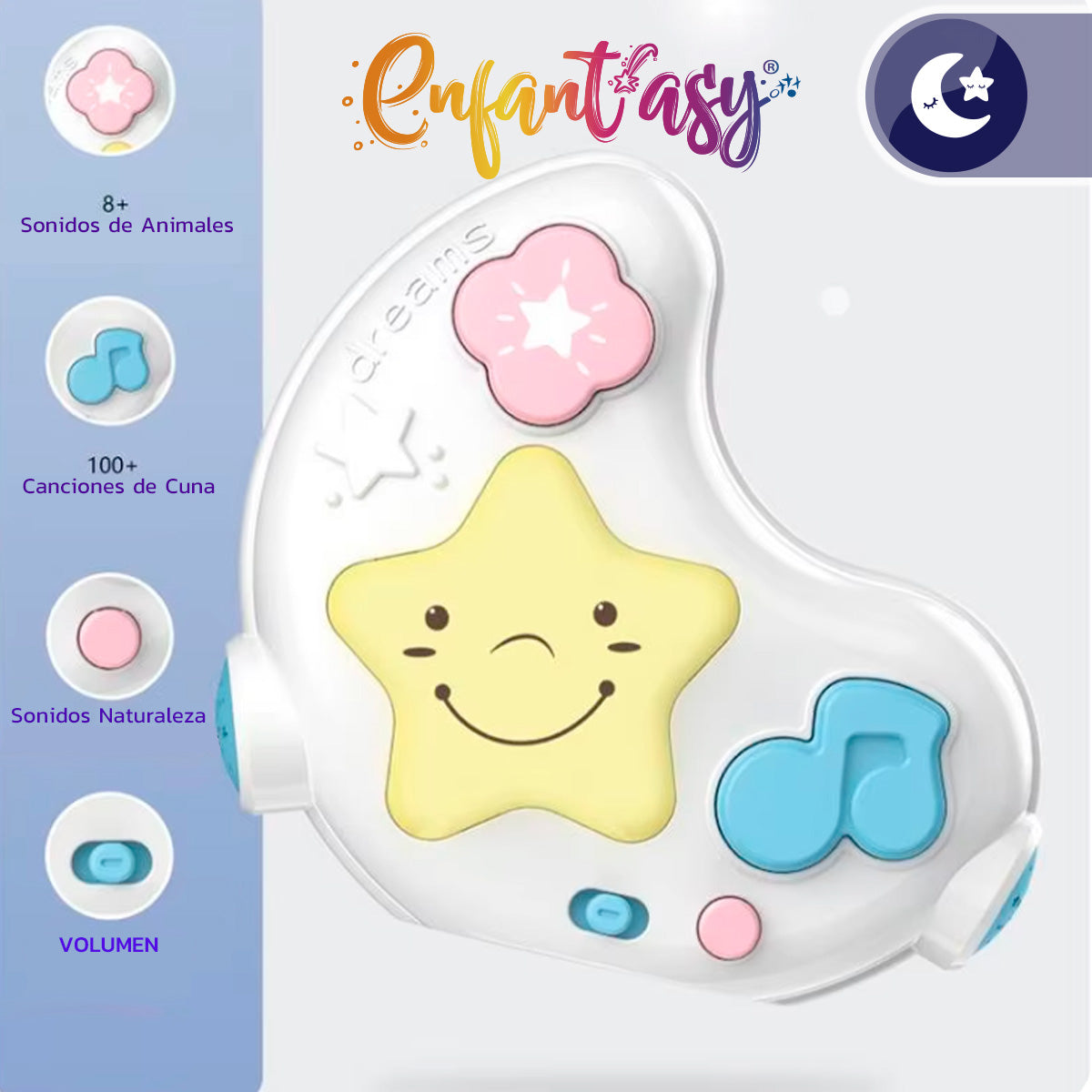 Lampara Proyector Musical con Control