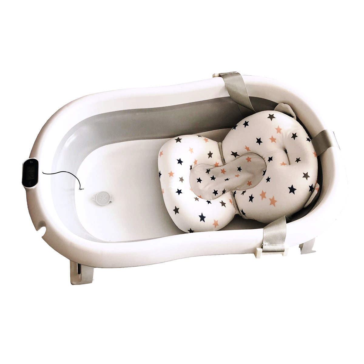 Tina plegable con termometro