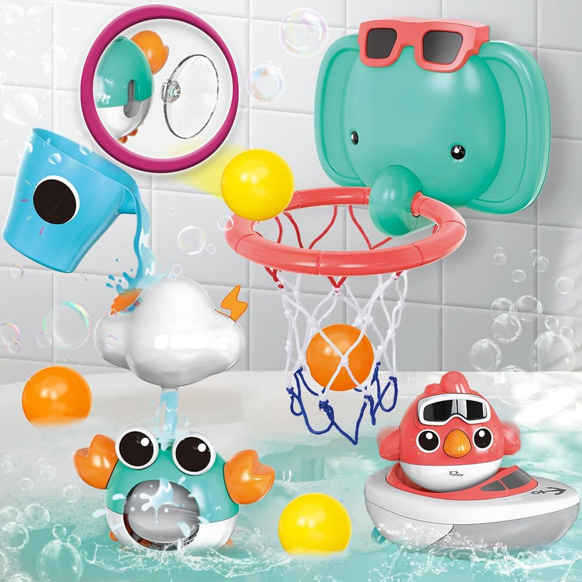 Set Juguetes de Baño