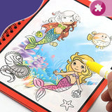 Libro para Colorear con Agua Reutilizable Didáctico