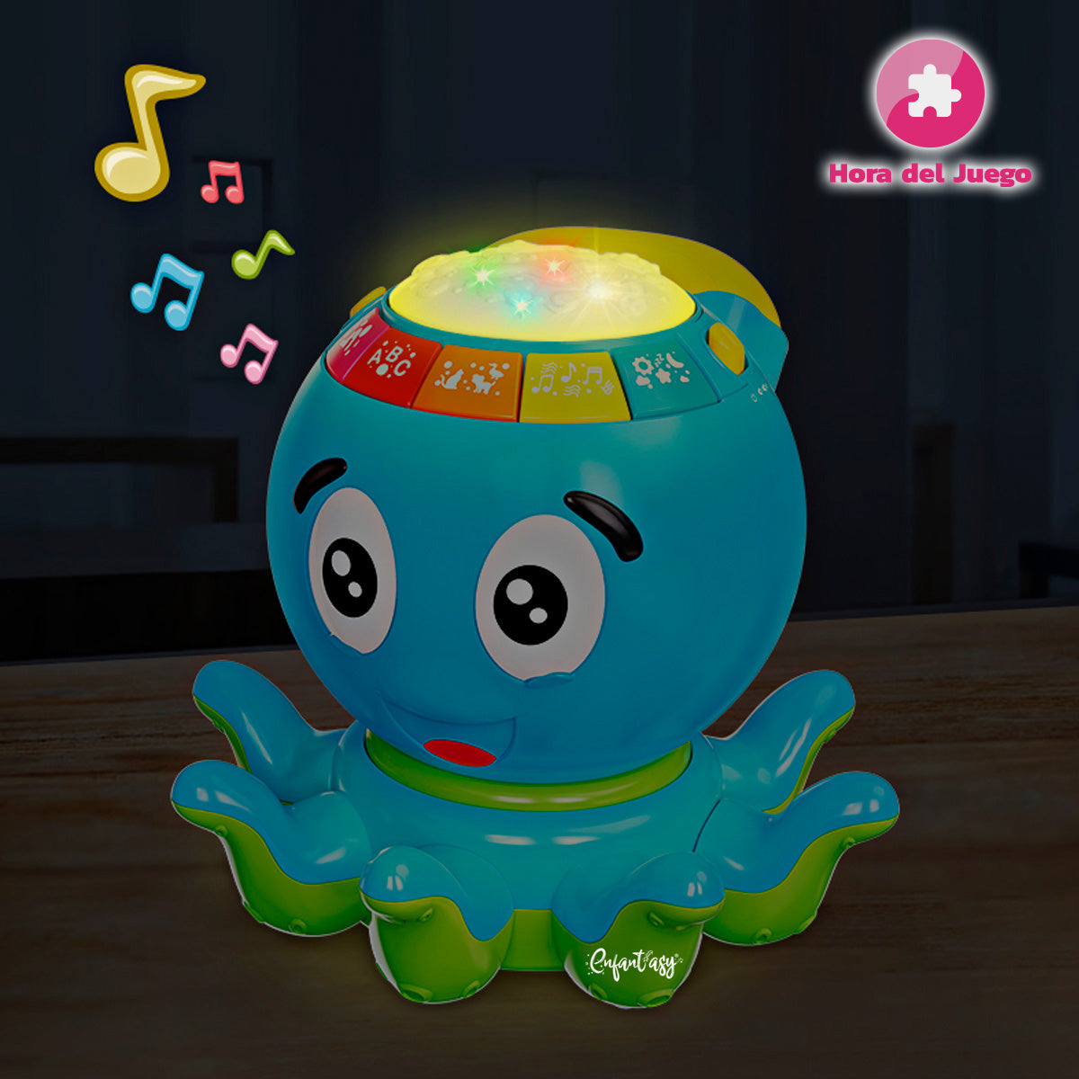 Pulpo Didáctico con Teléfono