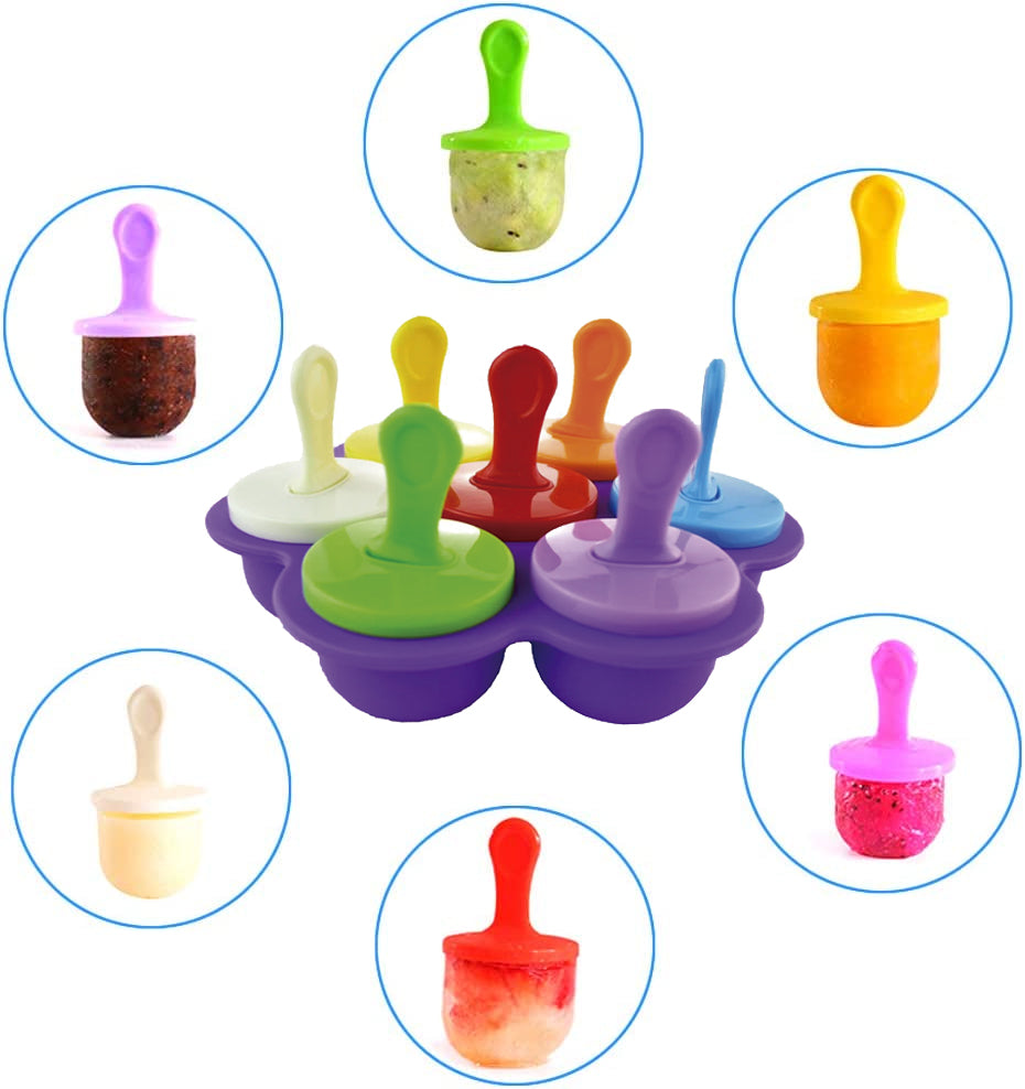 Paletas en Silicona para Bebé