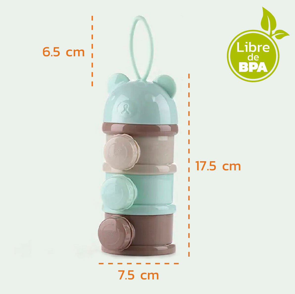 Dispensador Contenedor Porta Leche Fórmula Cereal