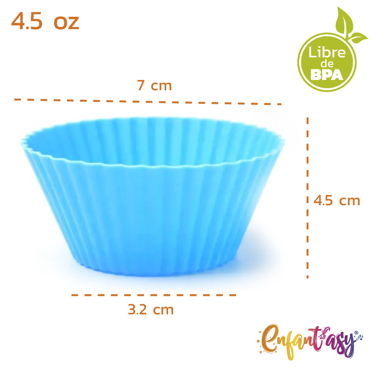 Molde Silicona Cupcakes, Muffins x6